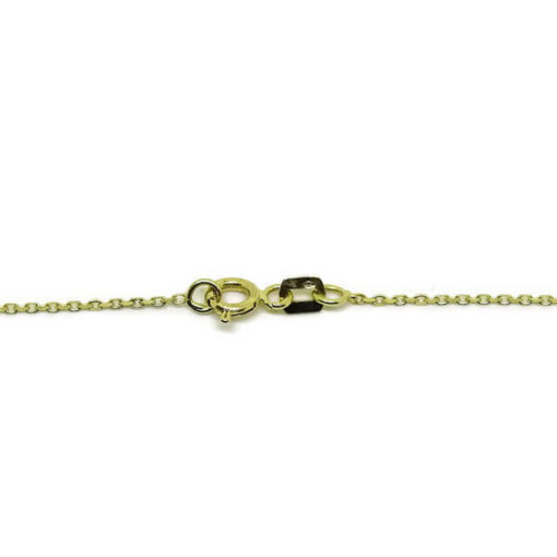 Collar flor oro amarillo - Imagen 3