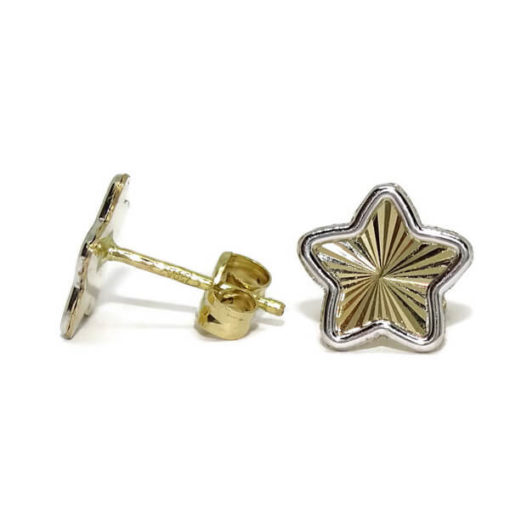 Pendientes estrellas oro - Imagen 3