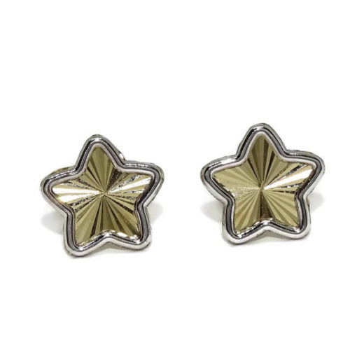 Pendientes estrellas oro