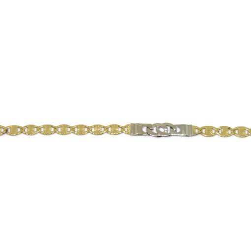 Pulsera bicolor oro - Imagen 5