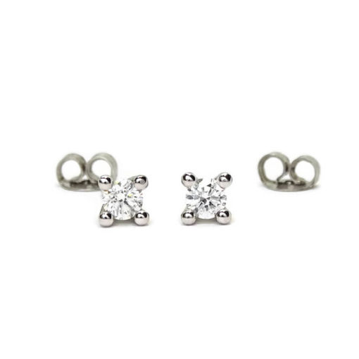 Pendientes diamantes 0,30cts 4 garras