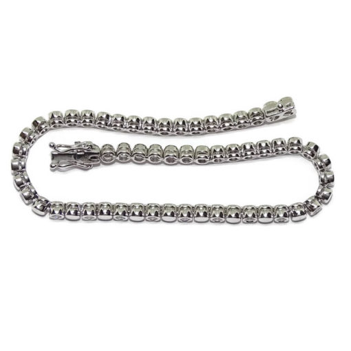 Pulsera diamantes 0,66cts chatones - Imagen 4