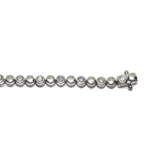 Pulsera diamantes 0,66cts chatones - Imagen 5