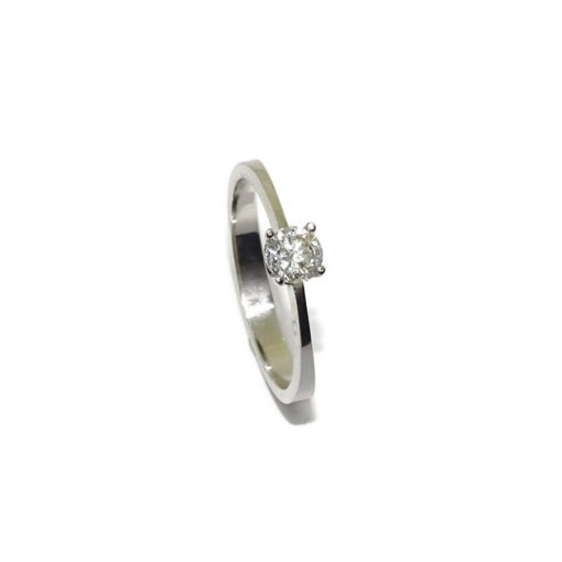 Anillo 4 garras 0,40cts - Imagen 3