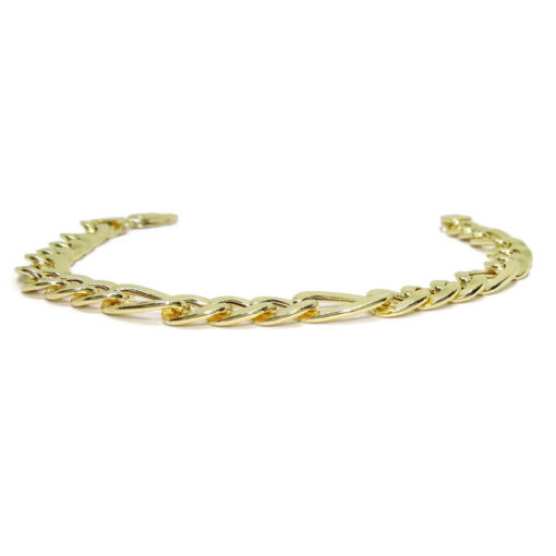 Pulsera de oro amarillo modelo 3x1 de 9mm 13.60gr - Imagen 6