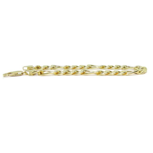 Pulsera de oro amarillo modelo 3x1 de 9mm 13.60gr - Imagen 4