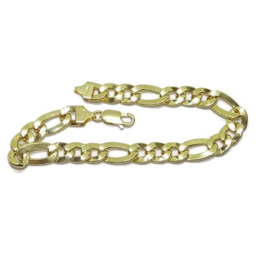 Pulsera de oro amarillo modelo 3x1 de 9mm 13.60gr - Imagen 3