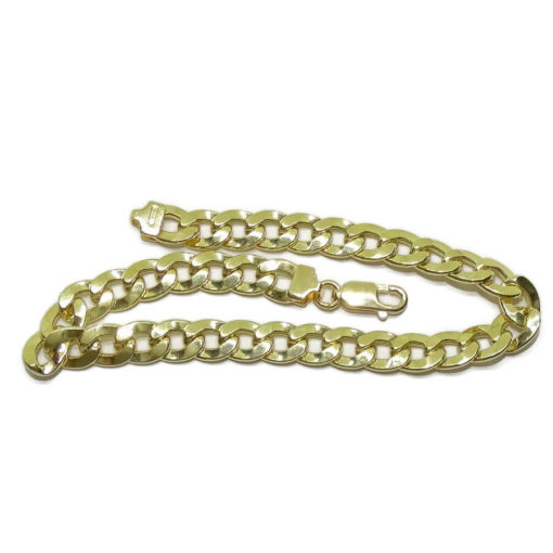 Pulsera de Oro Amarillo de 18k para Hombre Tipo barbada de 21.00cm de Larga, 6.5mm de Ancha - Imagen 4